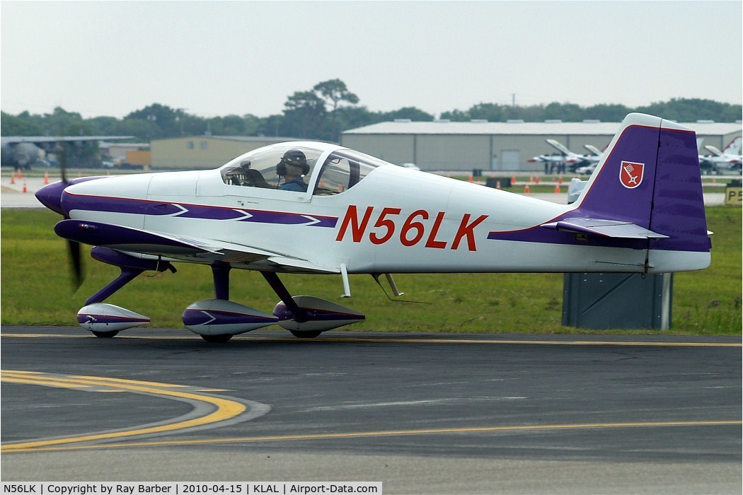 N56LK, 2001 Vans RV-6A C/N 123, Van's RV-6A [123] Lakeland-Linder~N 15/04/2010 Taxiing out for departure.