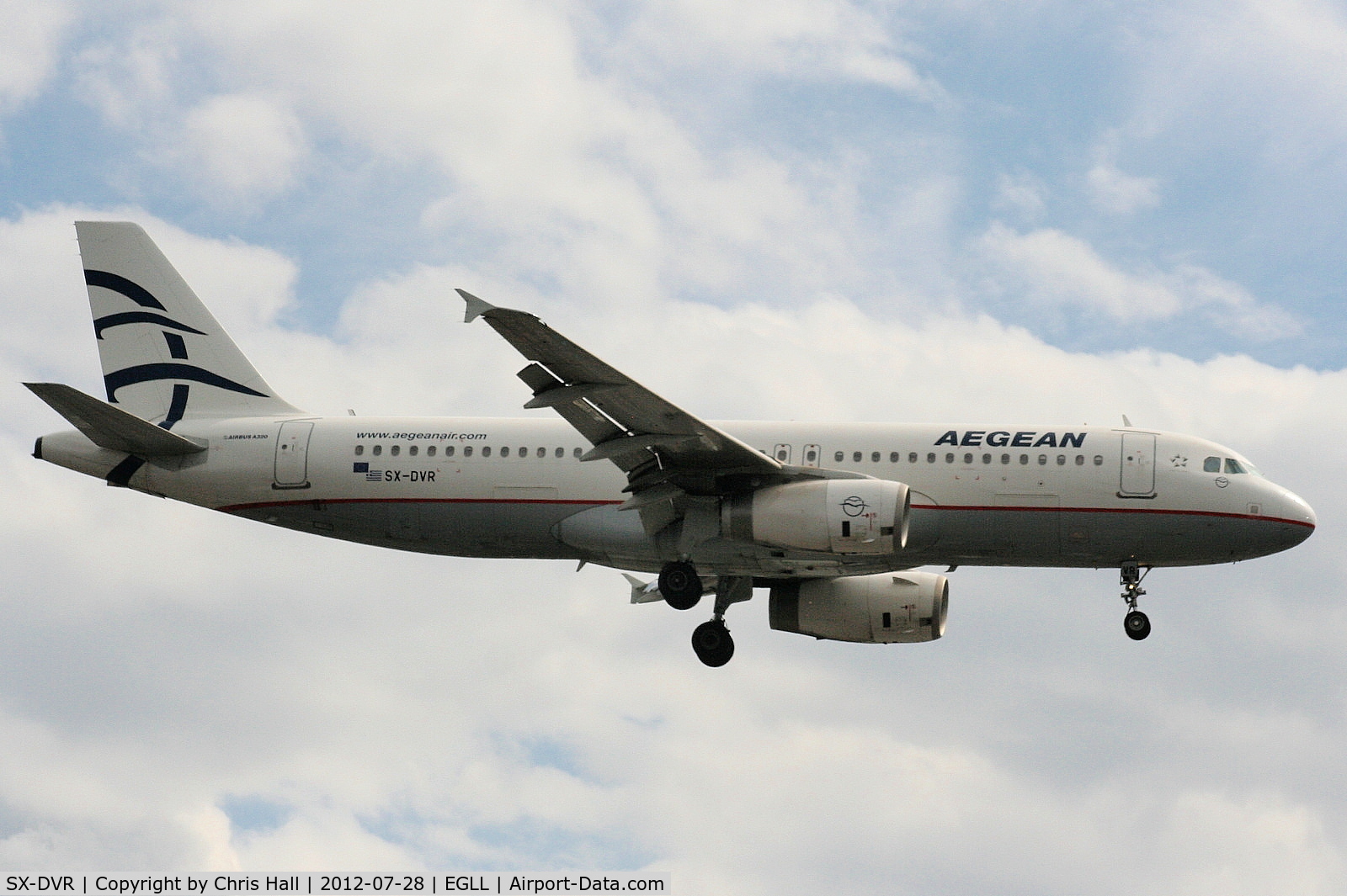 SX-DVR, 2008 Airbus A320-232 C/N 3714, Aegean Airlines