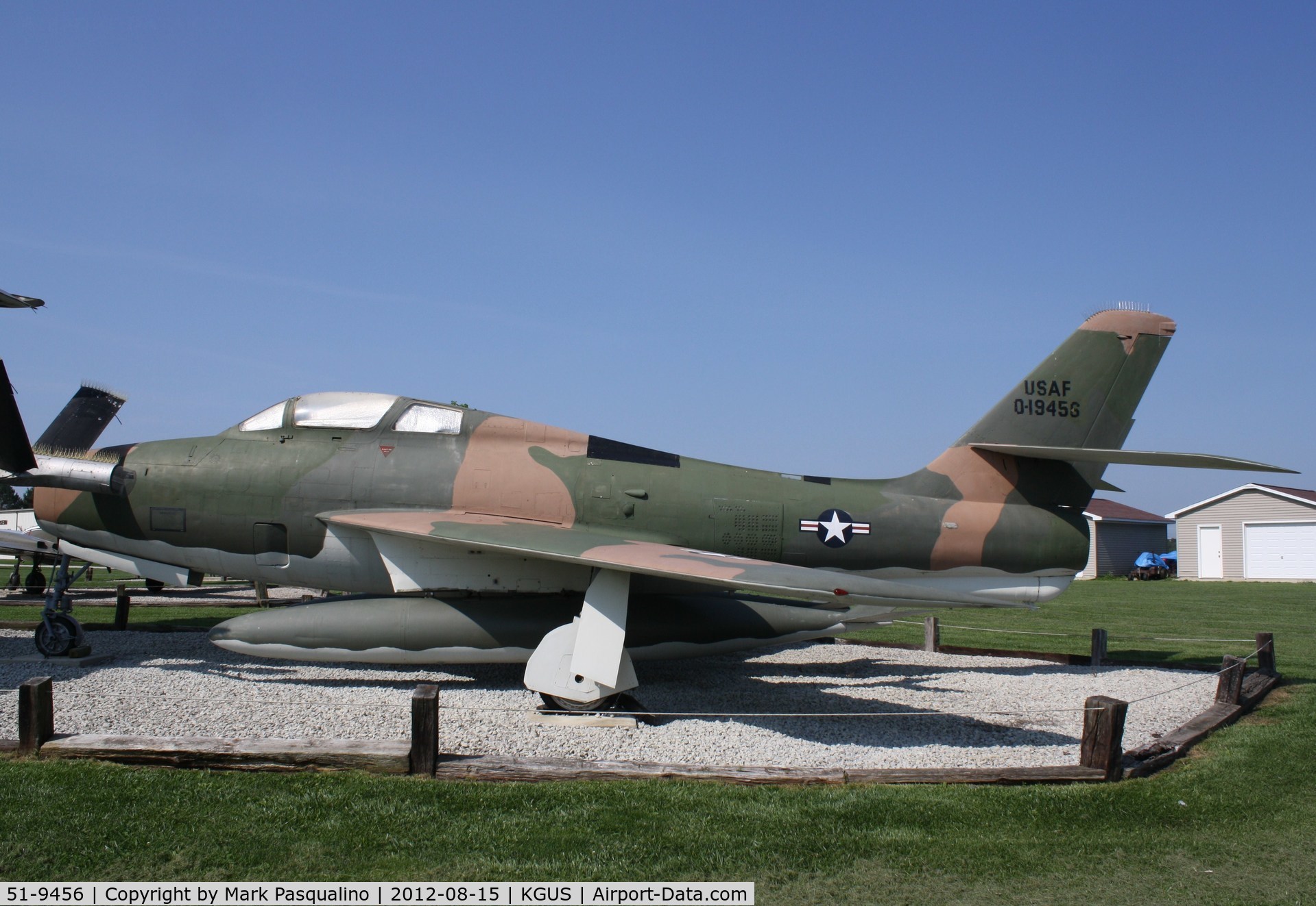 51-9456, 1951 General Motors F-84F-35-GK Thunderstreak C/N Not found 51-9456, Republic F-84F
