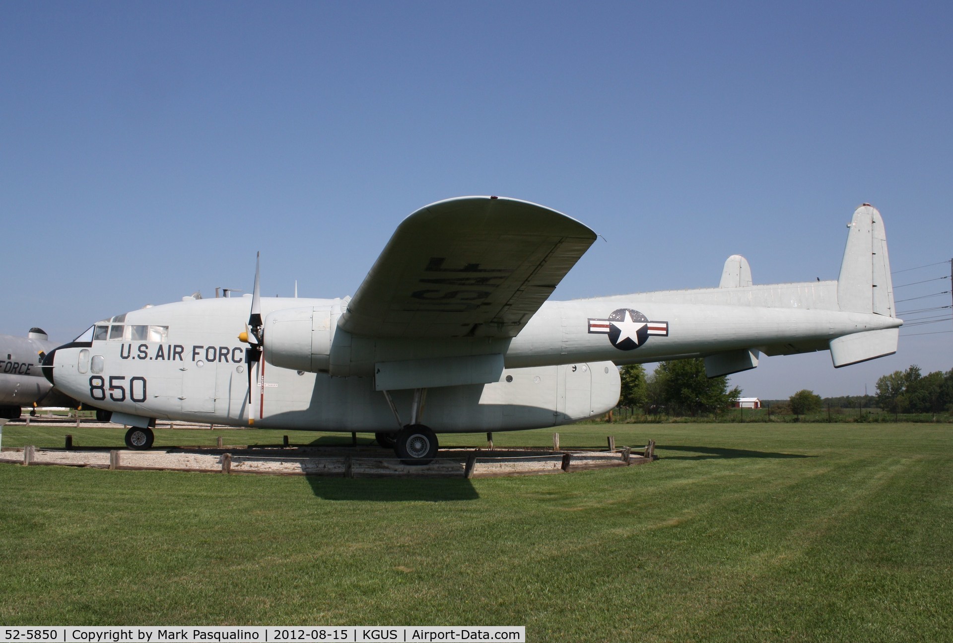 52-5850, 1952 Fairchild C-119G Flying Boxcar C/N 11009, Fairchild C-119G