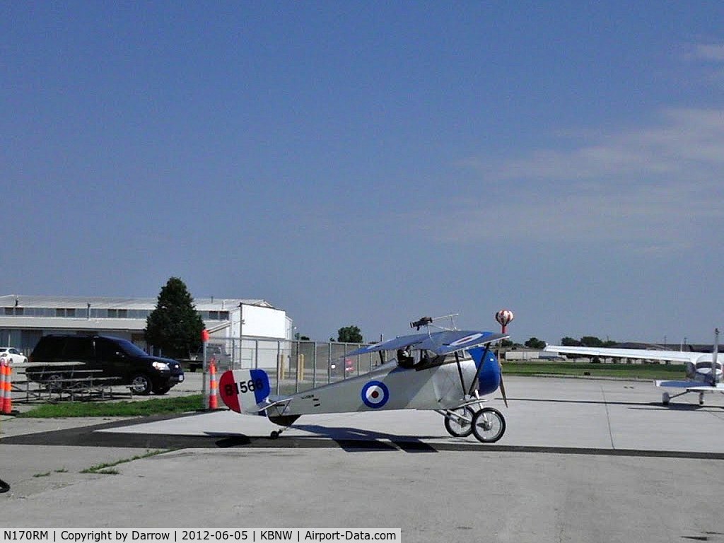 N170RM, 1998 Nieuport 17 Replica C/N 30, @ KBNW - 06/05/2012