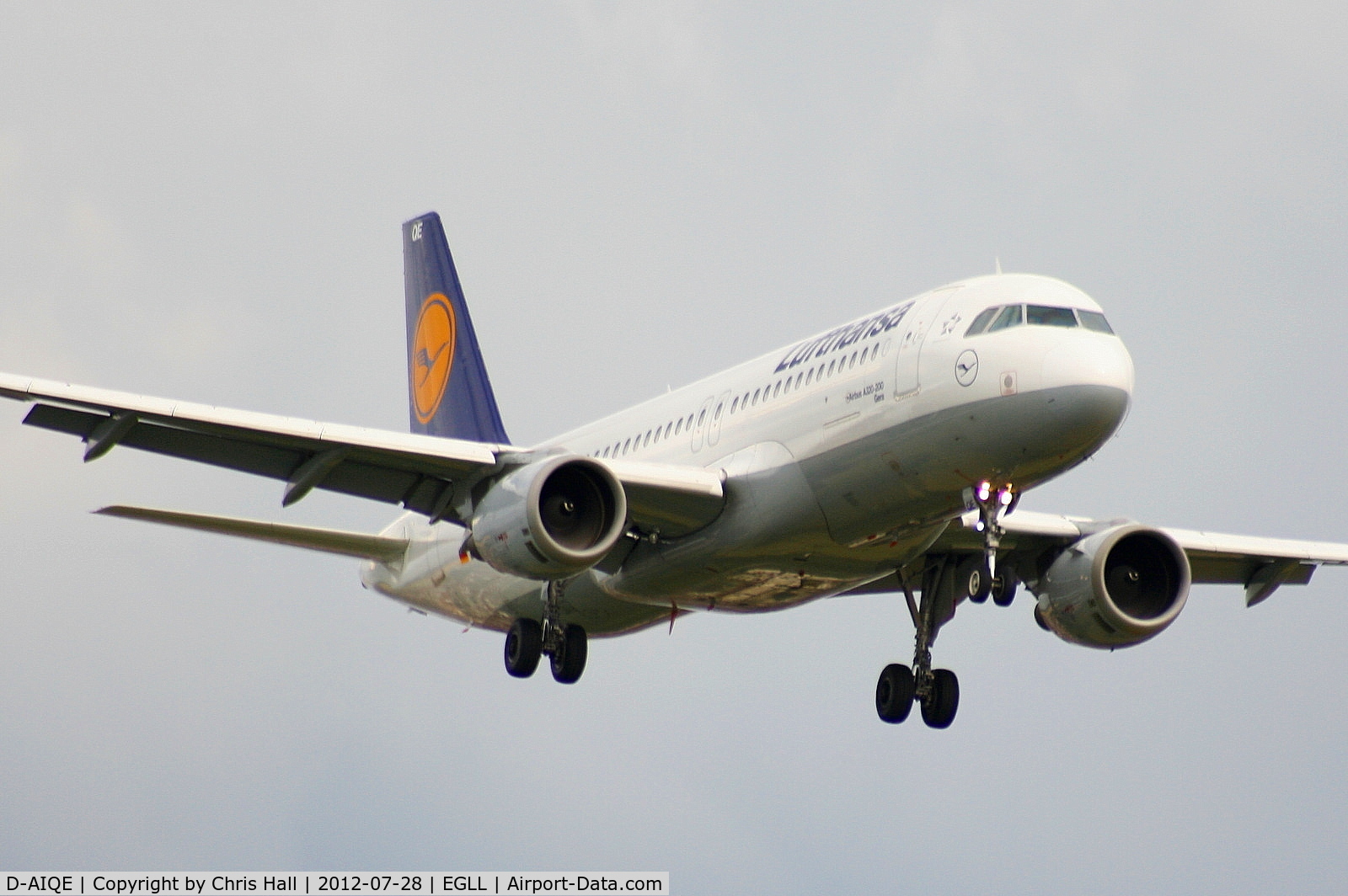 D-AIQE, 1991 Airbus A320-211 C/N 0209, Lufthansa