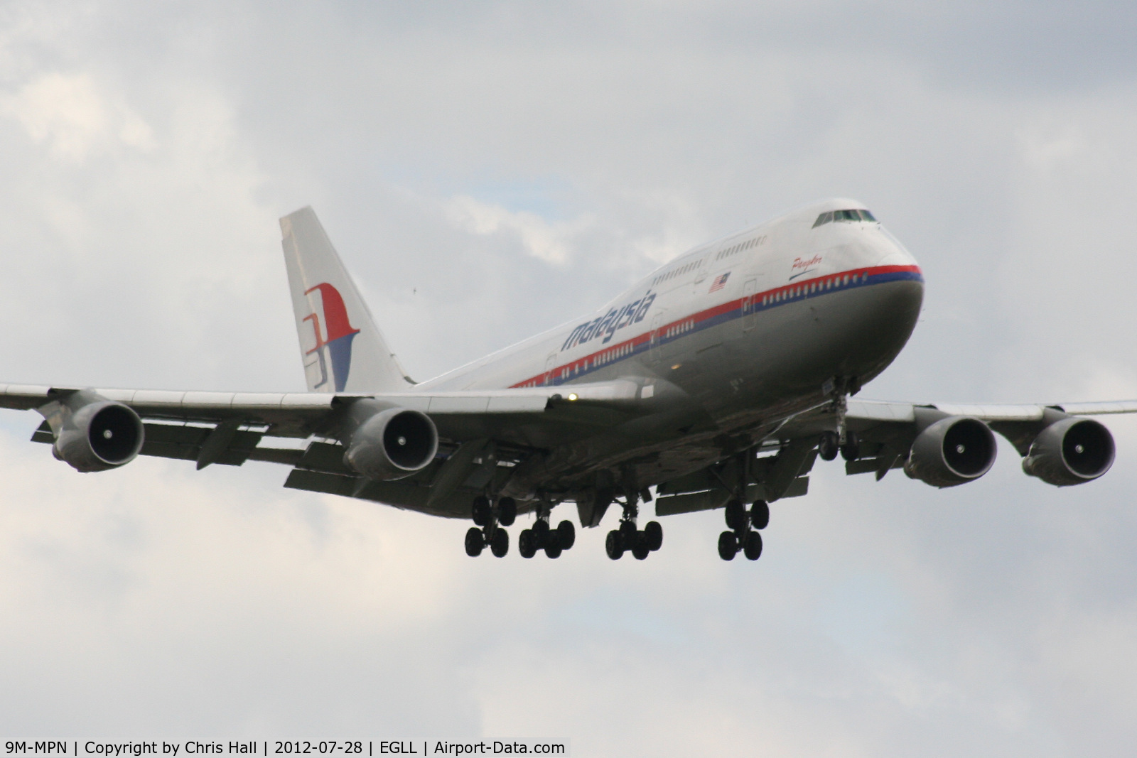 9M-MPN, 2000 Boeing 747-4H6 C/N 28432, Malaysia Airlines