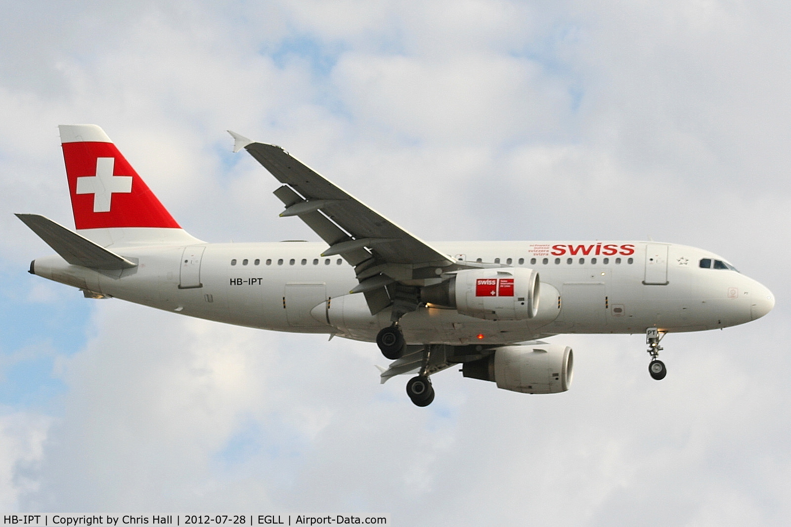 HB-IPT, 1997 Airbus A319-112 C/N 727, Swiss International Airlines