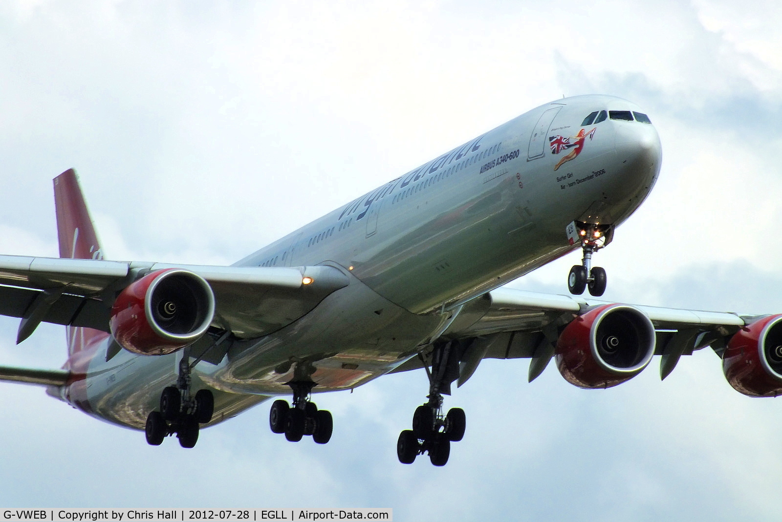 G-VWEB, 2006 Airbus A340-642 C/N 787, Virgin Atlantic Airways