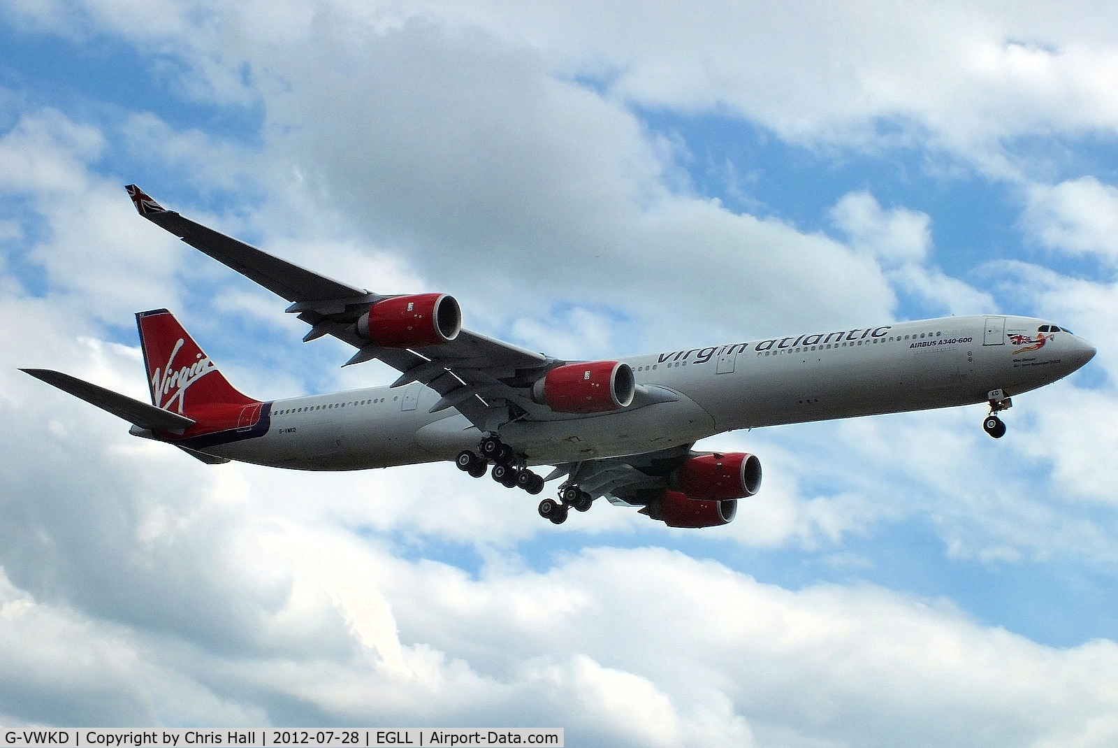 G-VWKD, 2005 Airbus A340-642 C/N 706, Virgin Atlantic Airways