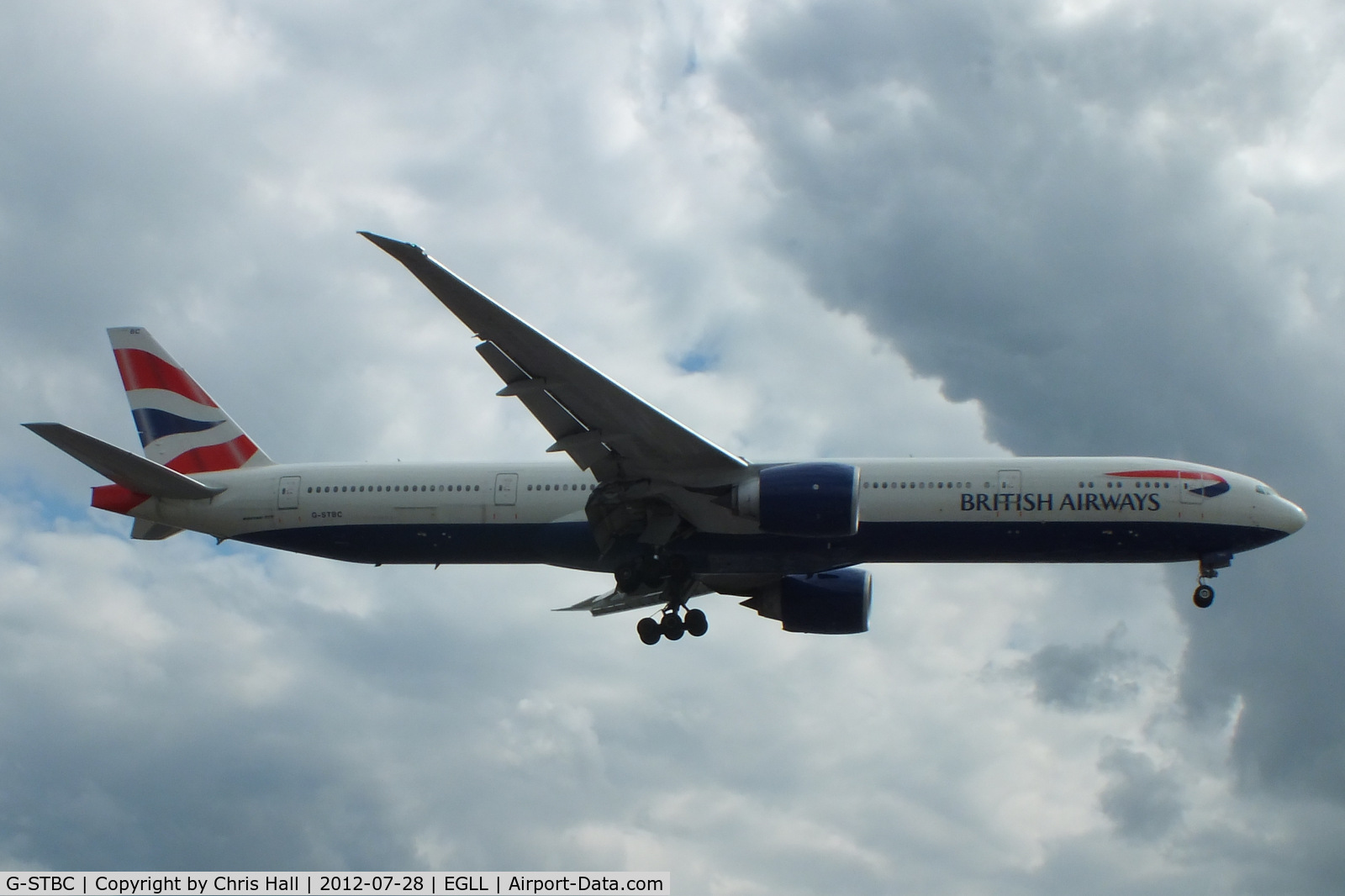 G-STBC, 2010 Boeing 777-36N/ER C/N 38287, British Airways