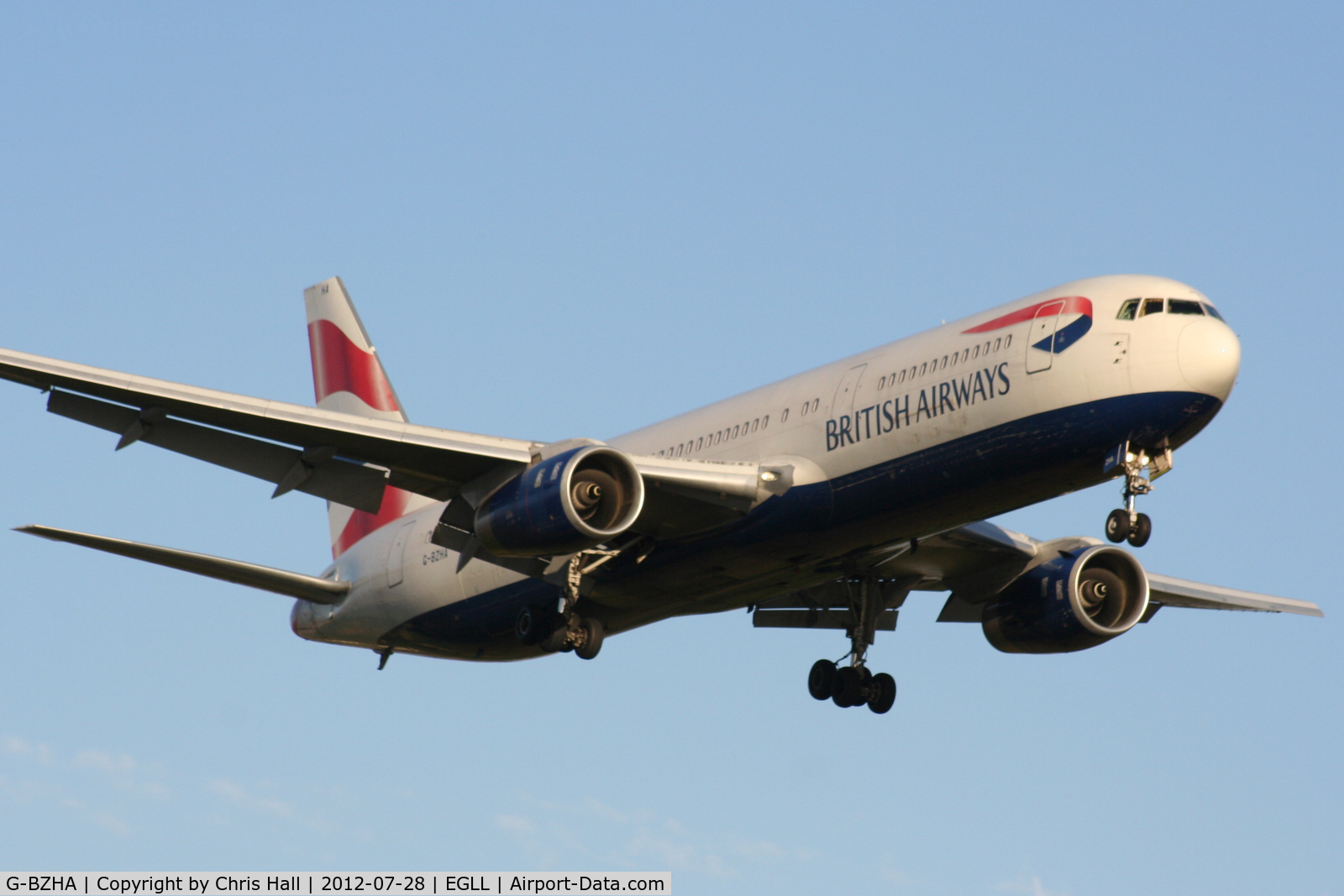 G-BZHA, 1998 Boeing 767-336 C/N 29230, British Airways