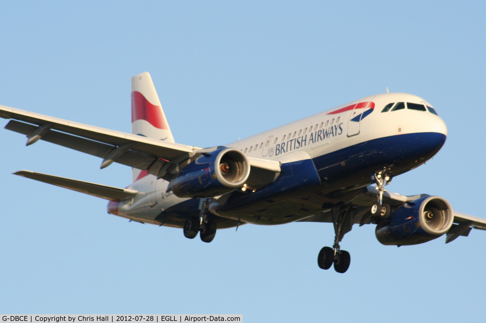 G-DBCE, 2005 Airbus A319-131 C/N 2429, British Airways