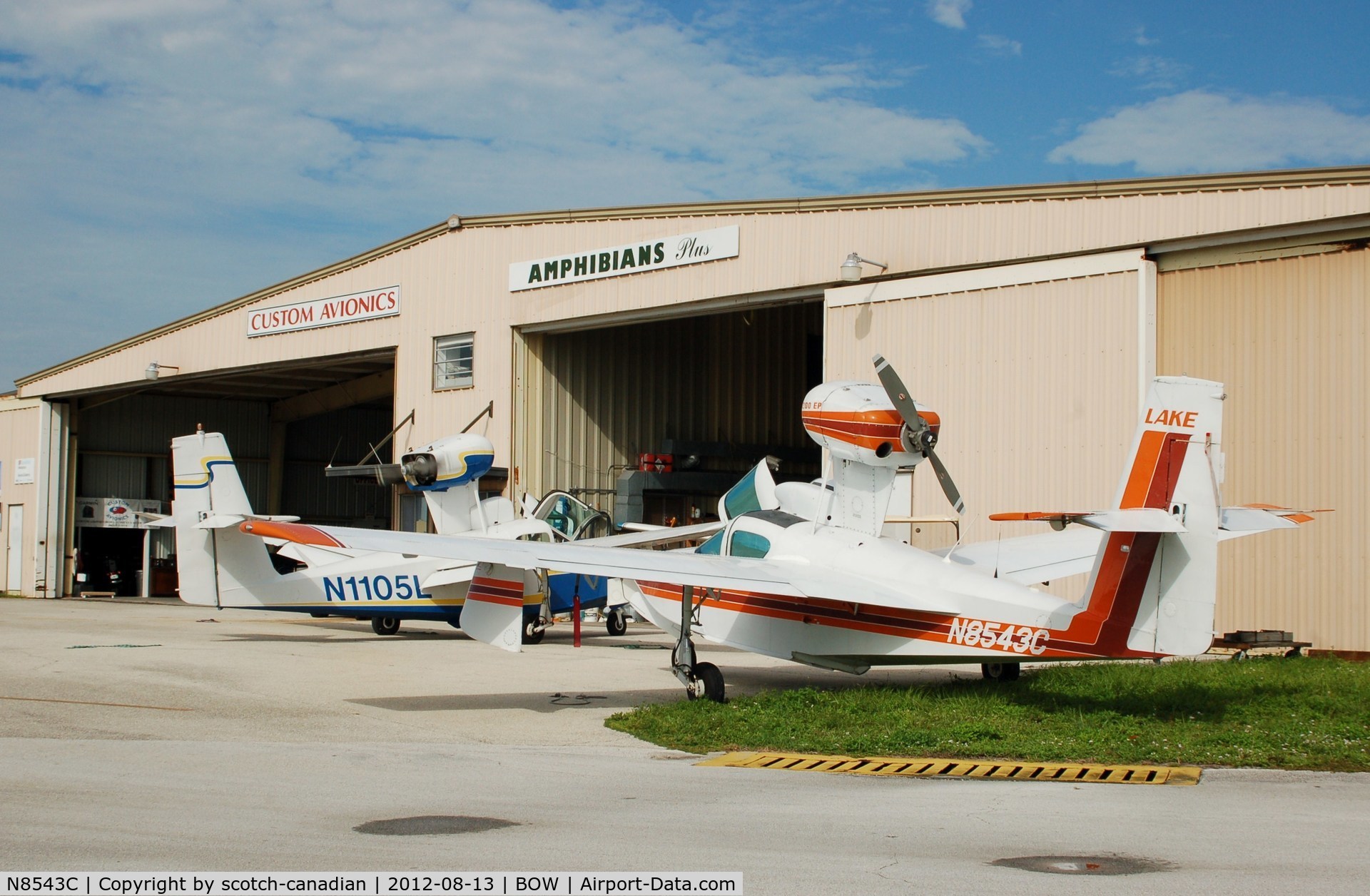 N8543C, 1984 Lake LA-4-200 Buccaneer C/N 1103, 1984 Consolidated Aeronautics Inc. LAKE LA-4-200 N8543C at Bartow Municipal Airport, Bartow, FL