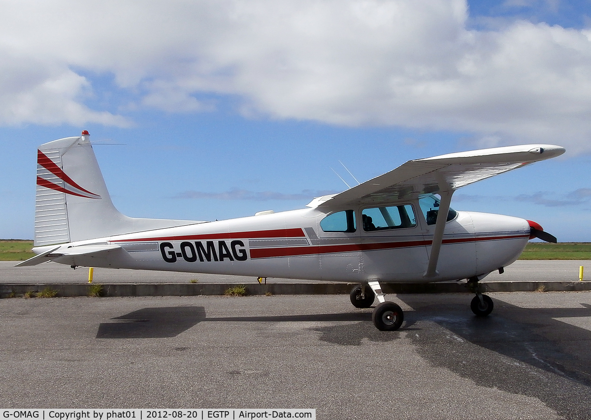 G-OMAG, 1959 Cessna 182B Skylane C/N 52214, AT EGTP
