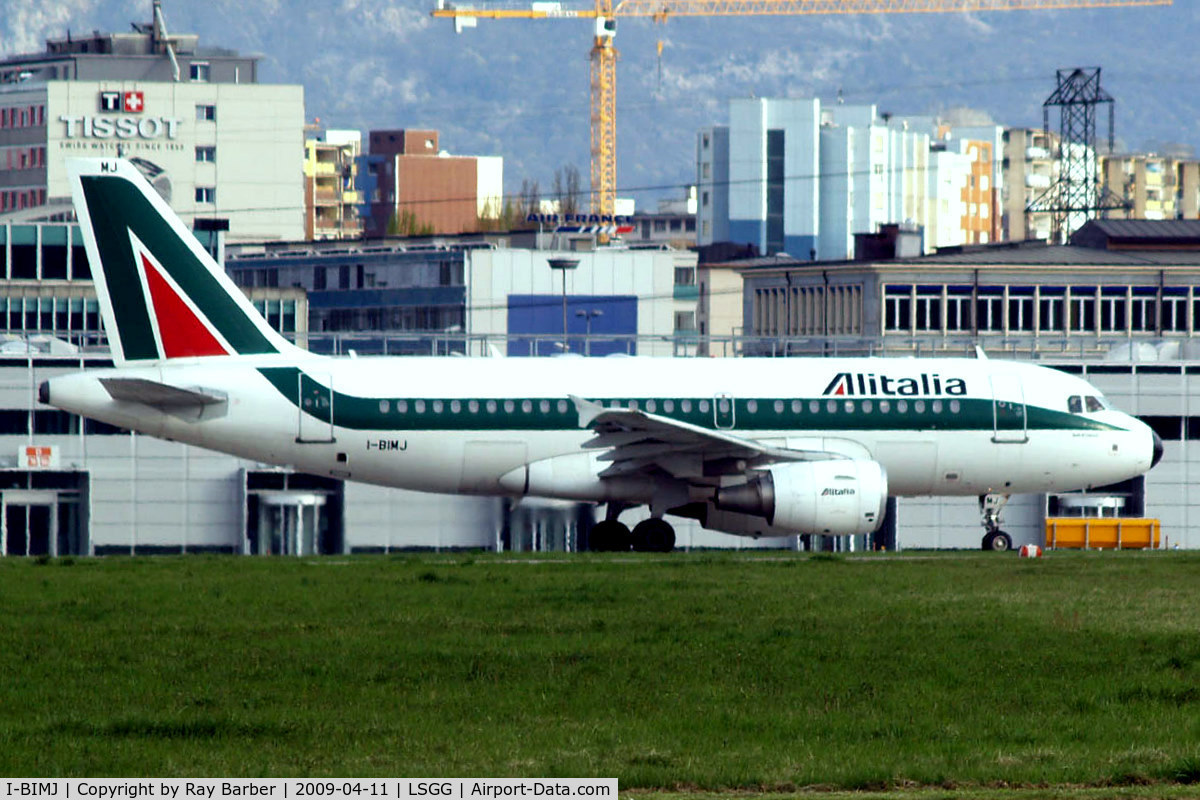 I-BIMJ, 2002 Airbus A319-112 C/N 1779, Airbus A319-112 [1779] (Alitalia) Geneva~HB 11/04/2009.