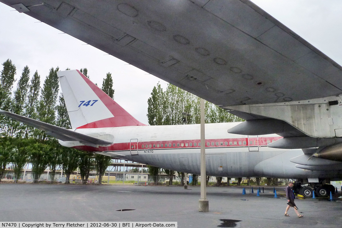 N7470, 1969 Boeing 747-121 C/N 20235, 1969 Boeing 747-121, c/n: 20235 at Museum of Flight