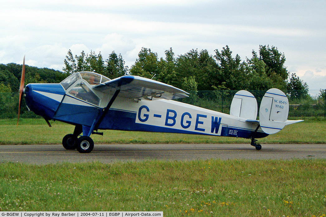 G-BGEW, 1950 Nord NC-854S C/N 63, SNCAC NC854S [63] Kemble~G 11/07/2004