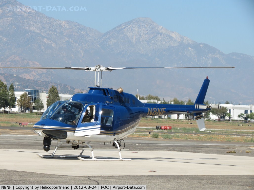 N8NF, 1978 Bell 206B JetRanger C/N 2537, Shutting down parked at PPD helipad