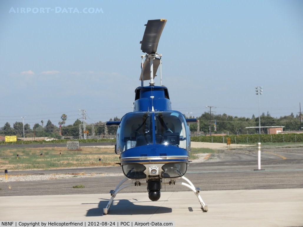 N8NF, 1978 Bell 206B JetRanger C/N 2537, Parked at PPD helipad with main rotor secured