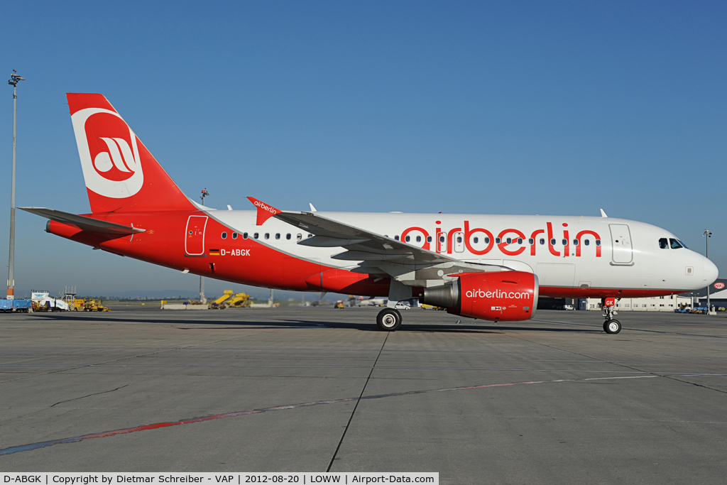 D-ABGK, 2008 Airbus A319-112 C/N 3447, Air Berlin Airbus 319