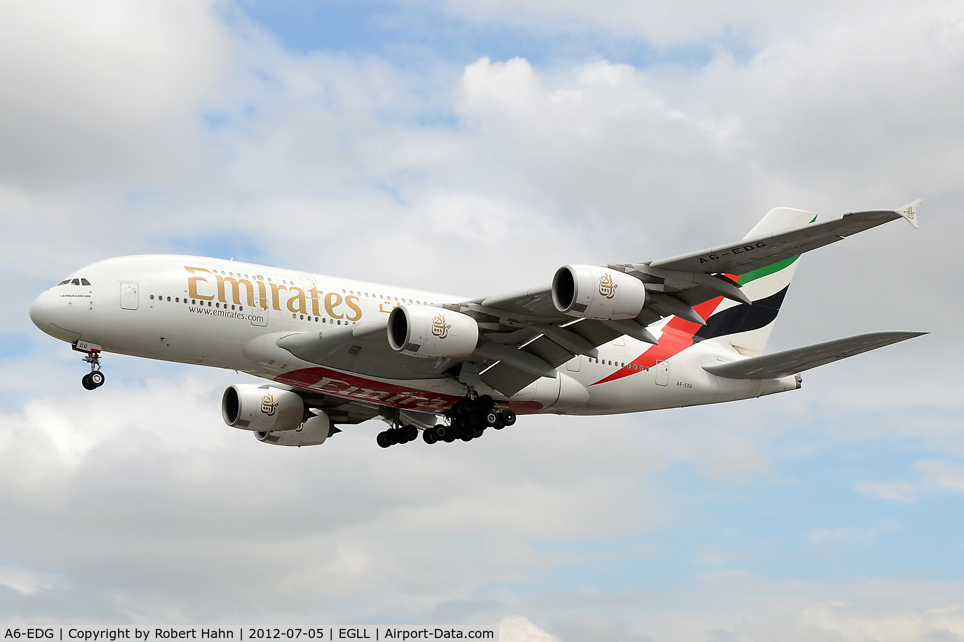 A6-EDG, 2009 Airbus A380-861 C/N 023, Emirates A380-800