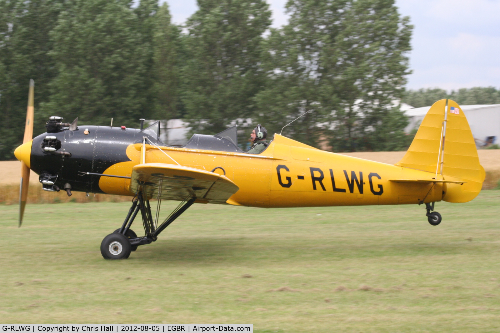 G-RLWG, 1942 Ryan PT-22 Recruit (ST3KR) C/N 1716, The Real Aeroplane Club's Summer Madness Fly-In, Breighton