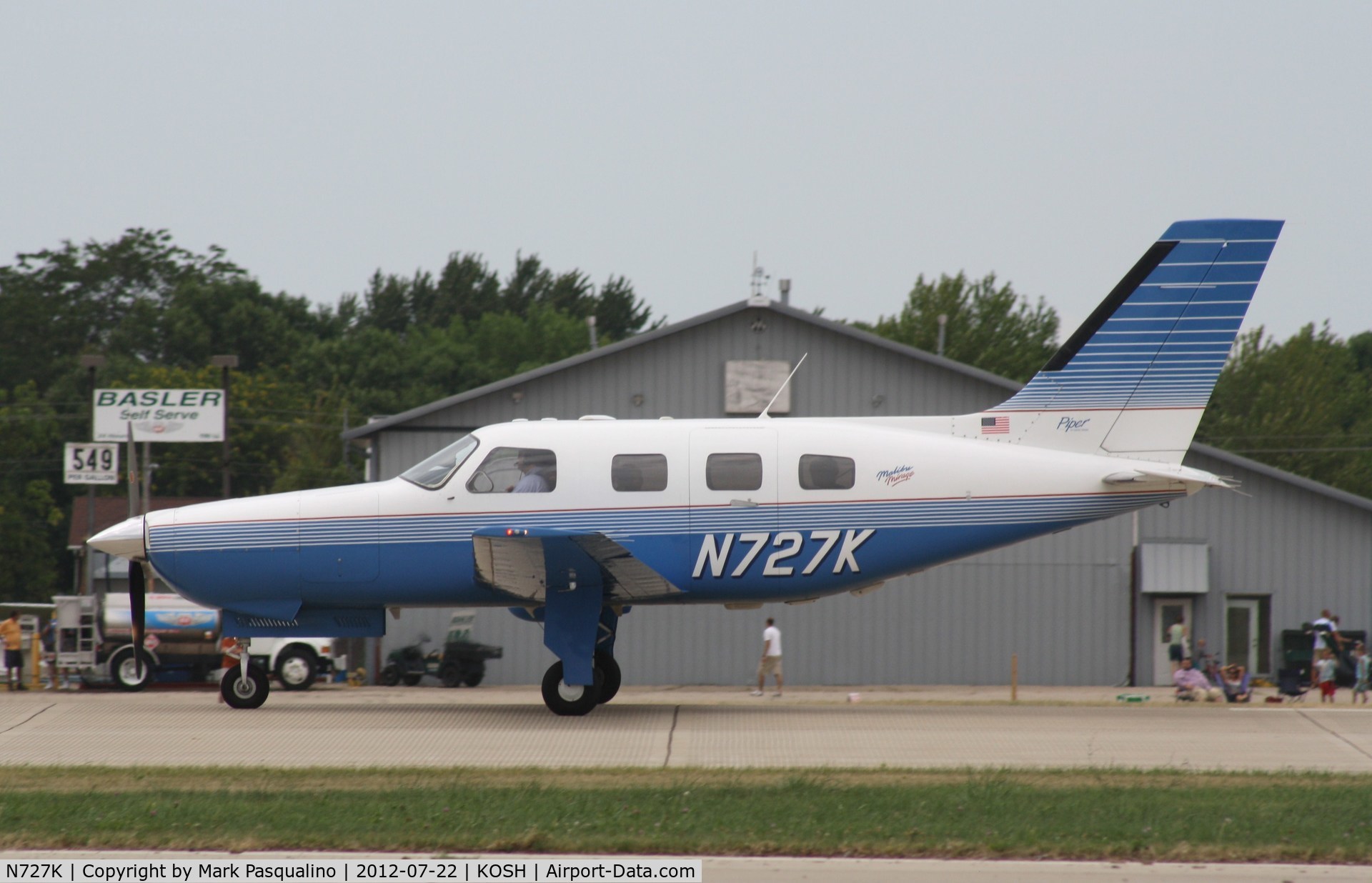 N727K, 1994 Piper PA-46-350P Malibu Mirage C/N 4622178, Piper PA 46-350P