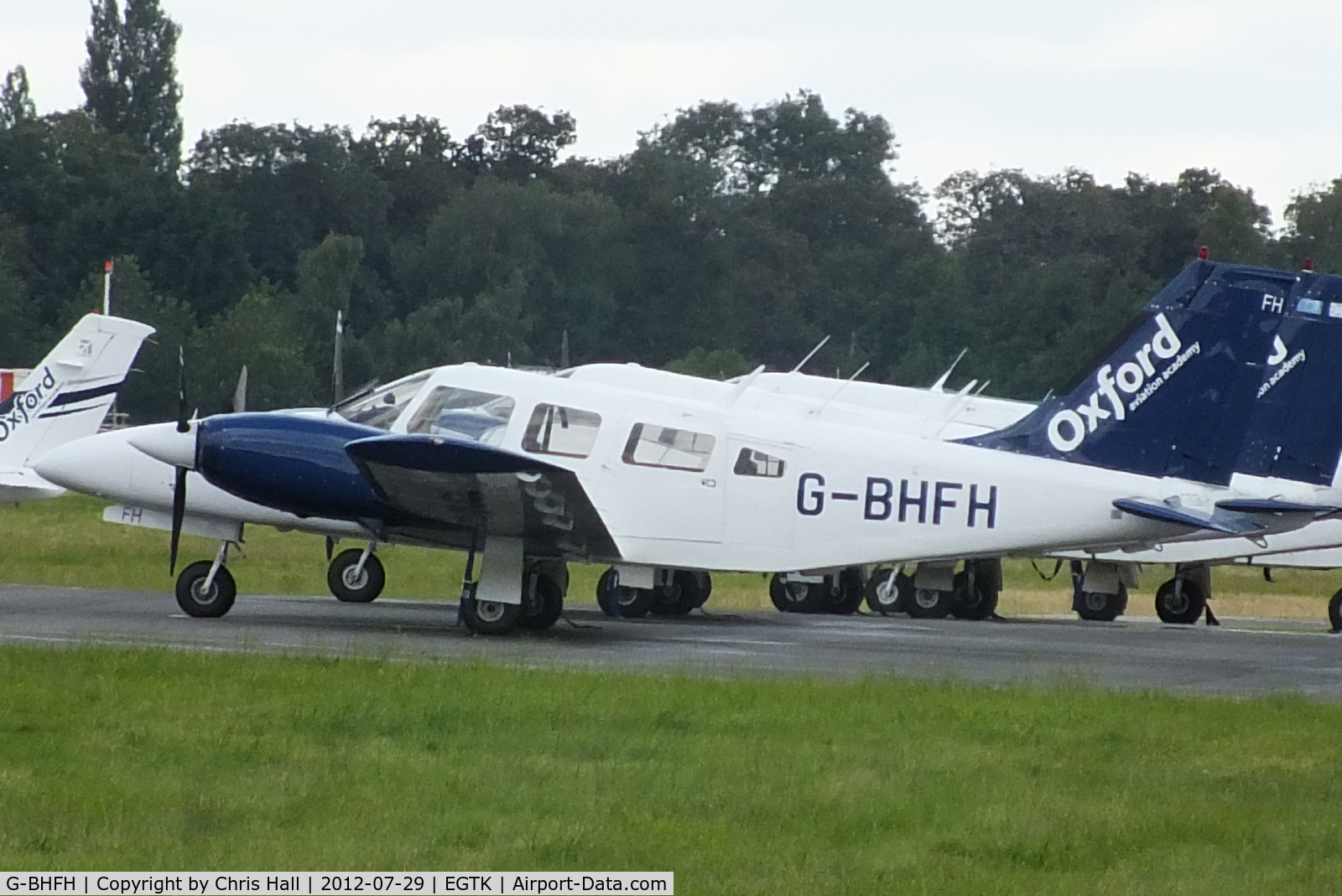 G-BHFH, 1979 Piper PA-34-200T Seneca II C/N 34-7970482, Oxford Aviation Academy