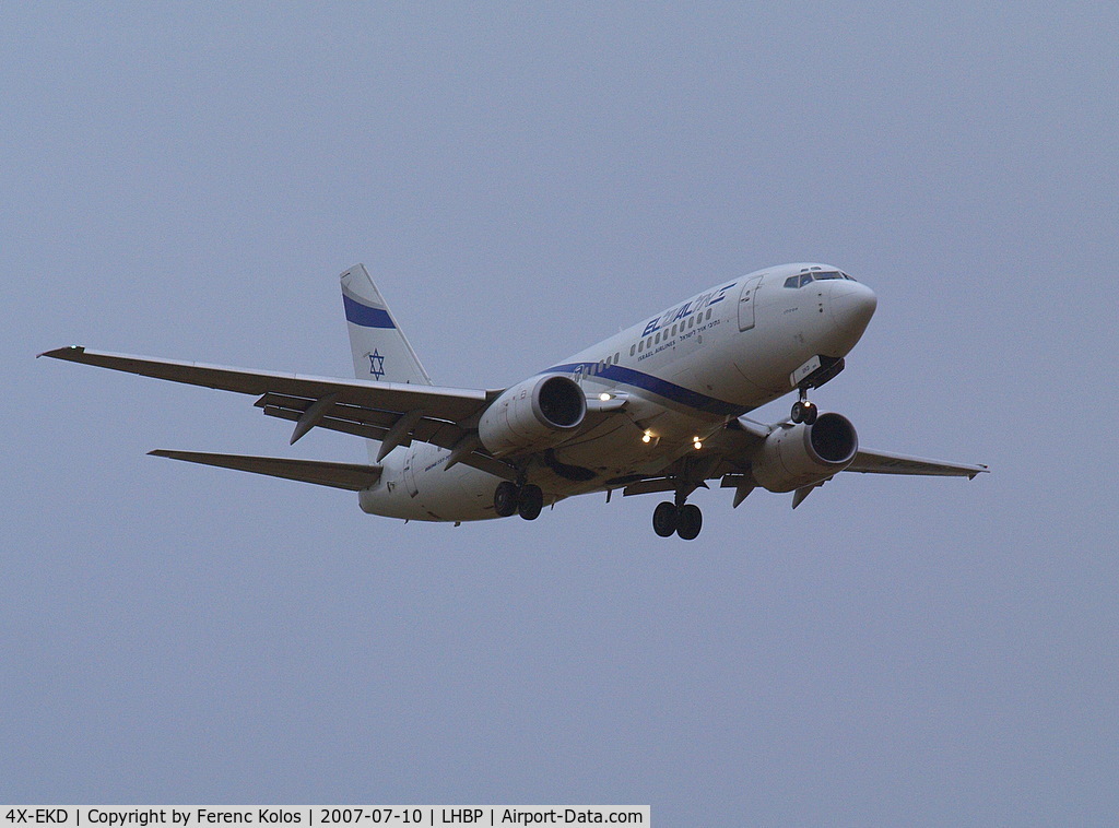 4X-EKD, 1999 Boeing 737-758 C/N 29960, Ferihegy