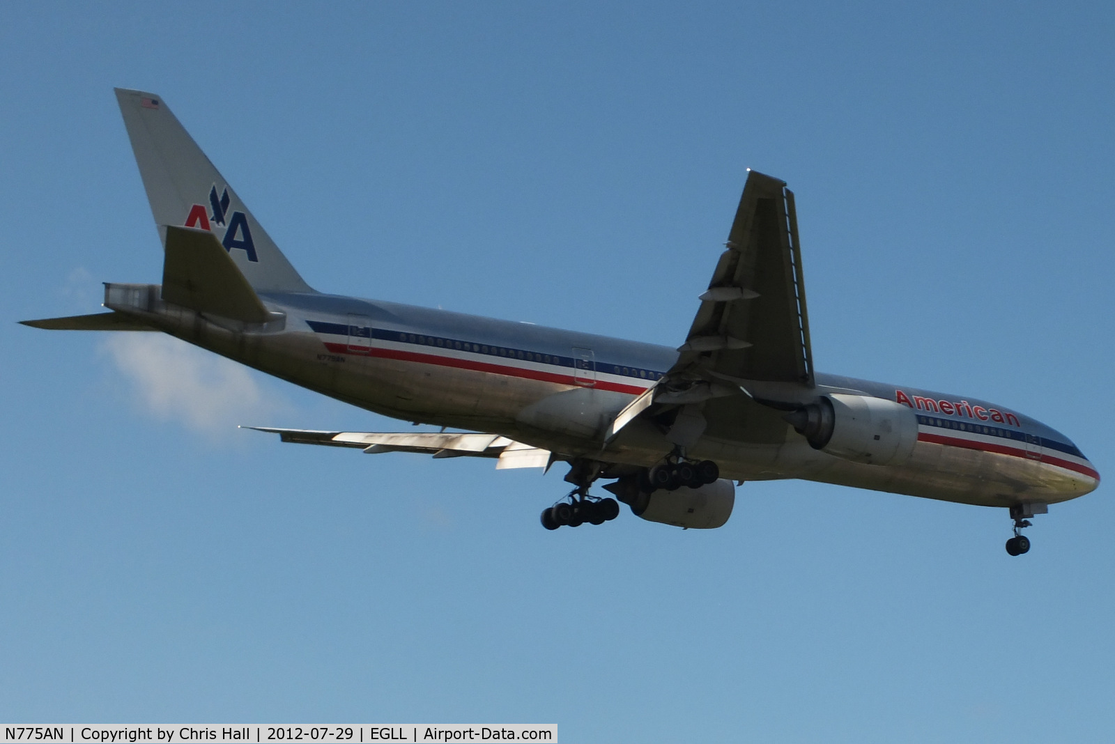 N775AN, 1999 Boeing 777-223 C/N 29584, American Airlines