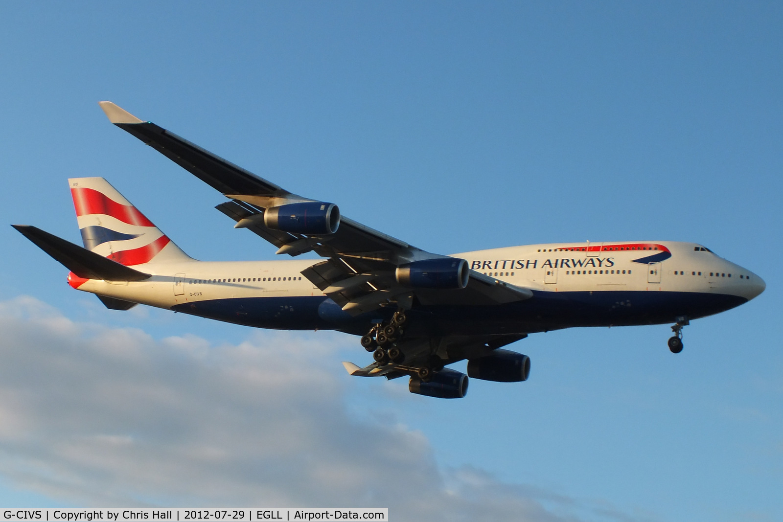 G-CIVS, 1998 Boeing 747-436 C/N 28851, British Airways