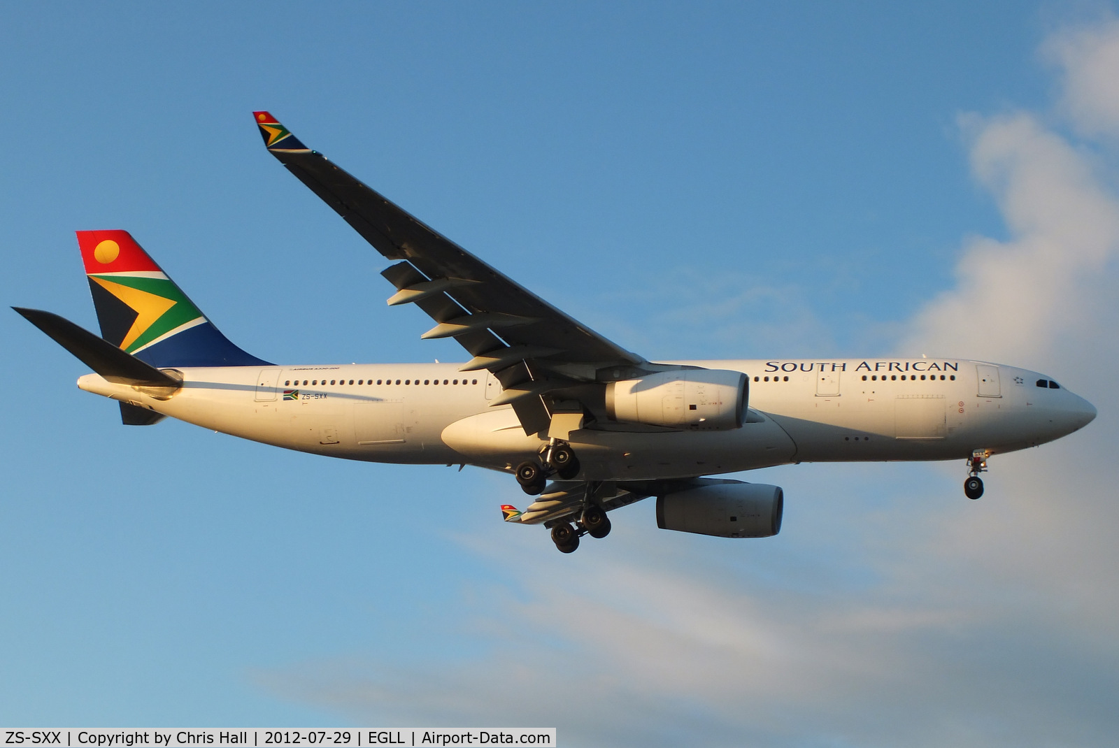 ZS-SXX, 2011 Airbus A330-243 C/N 1223, South African Airways