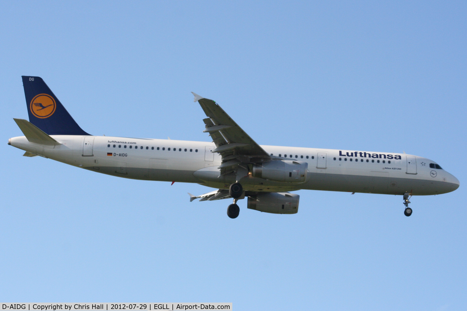 D-AIDG, 2011 Airbus A321-231 C/N 4672, Lufthansa