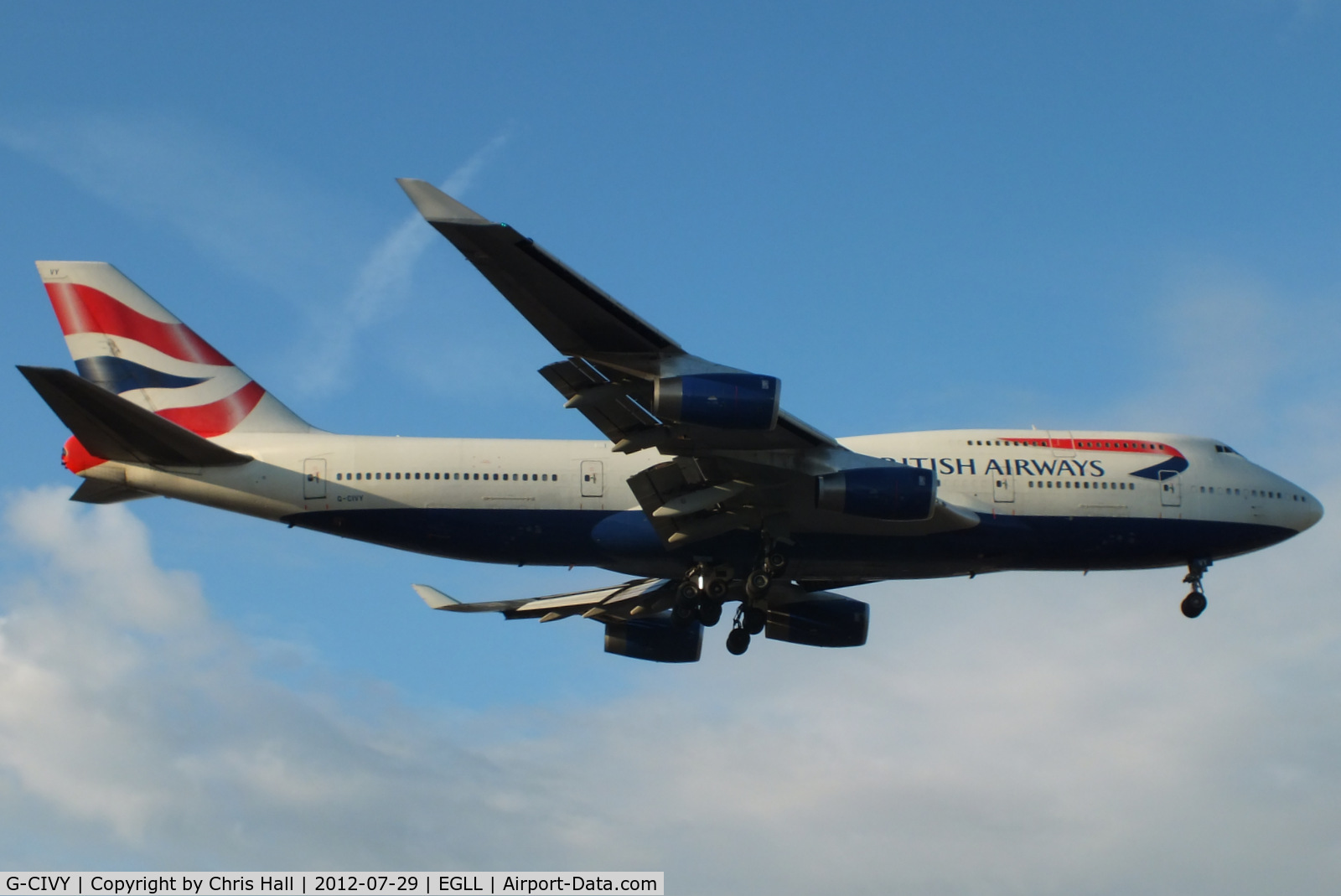 G-CIVY, 1998 Boeing 747-436 C/N 28853, British Airways