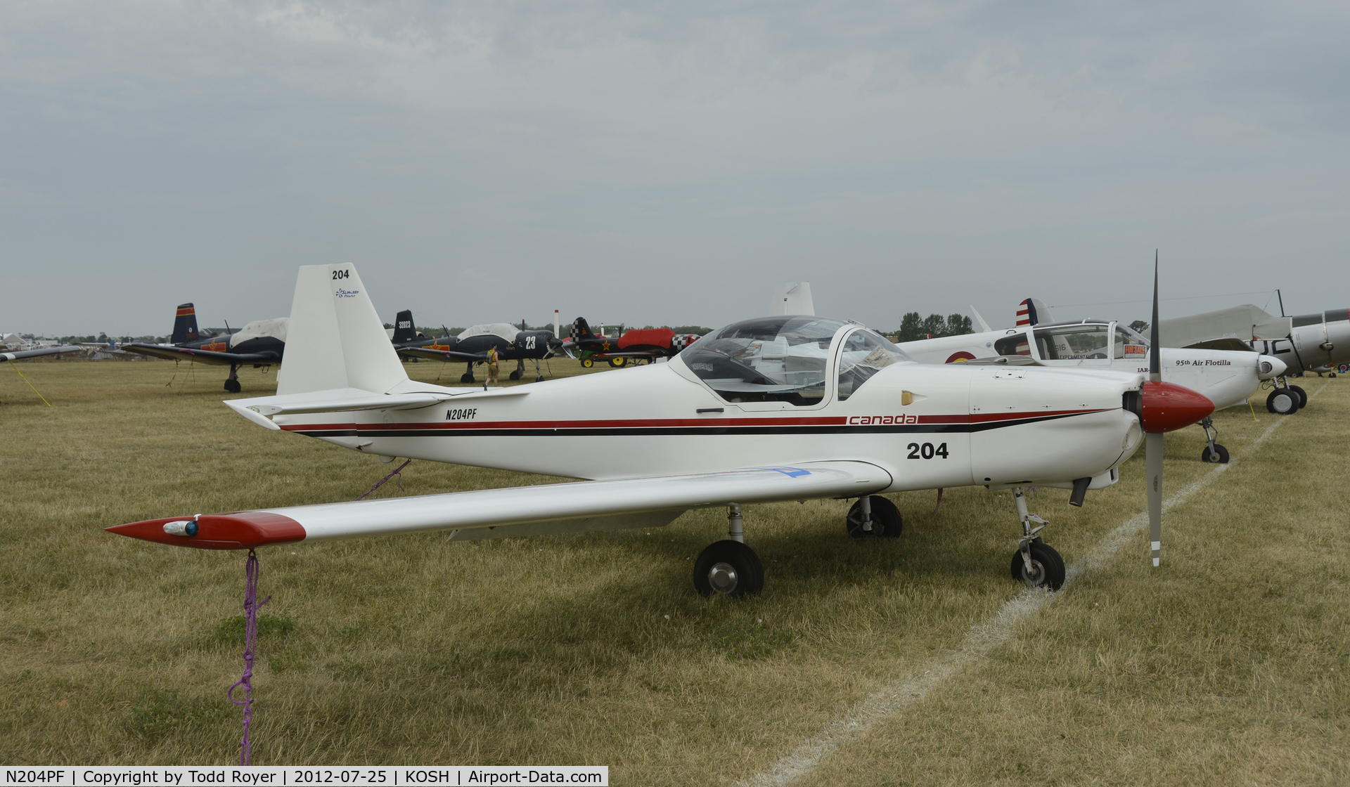 N204PF, 1993 Slingsby T-67C Firefly C/N 2085, Airventure 2012