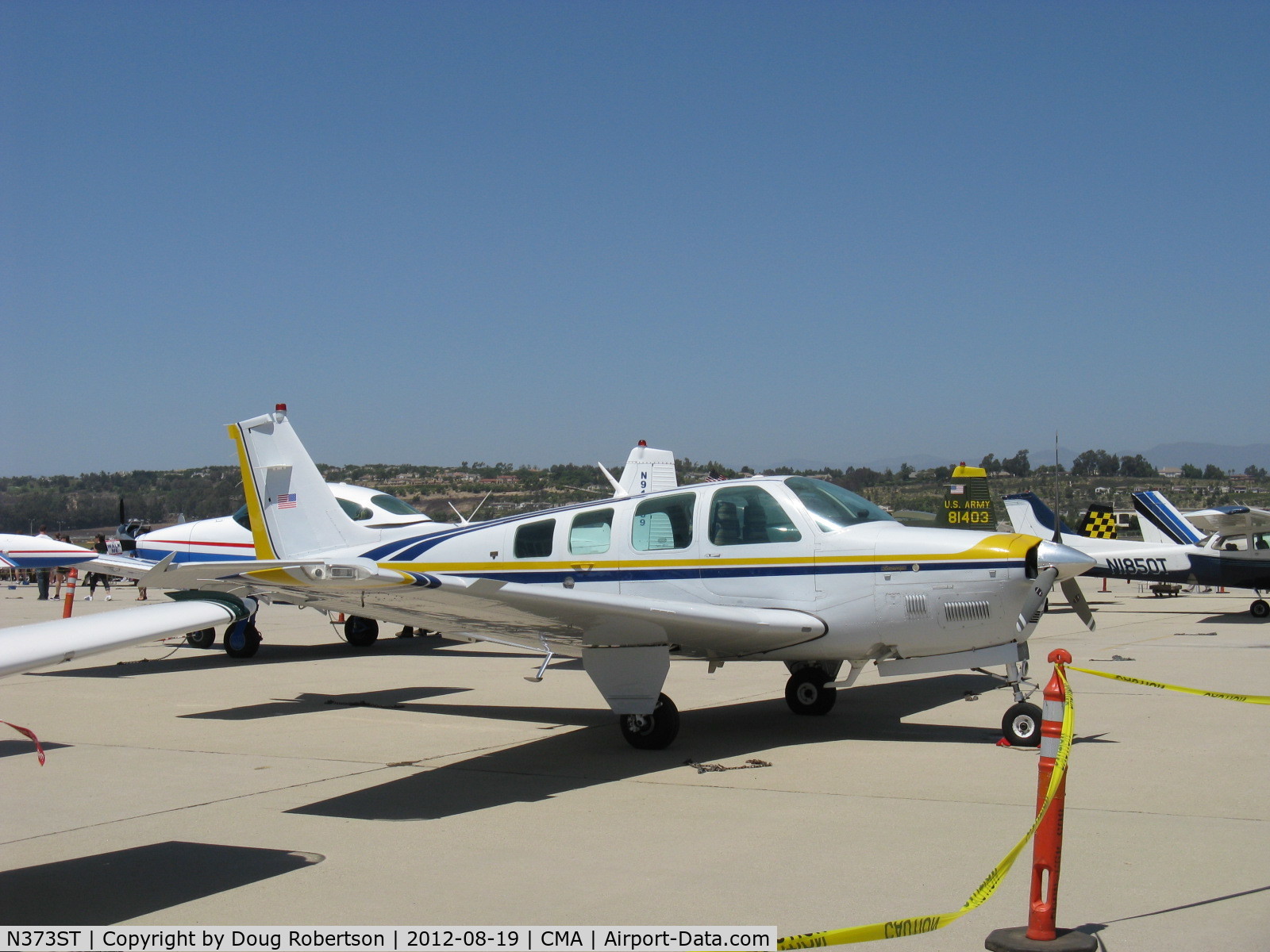 N373ST, 1982 Beech B36TC Bonanza C/N EA-308, 1982 Beech B36TC TURBO BONANZA, Continental TSIO-520-UB 300 Hp, Experimental class