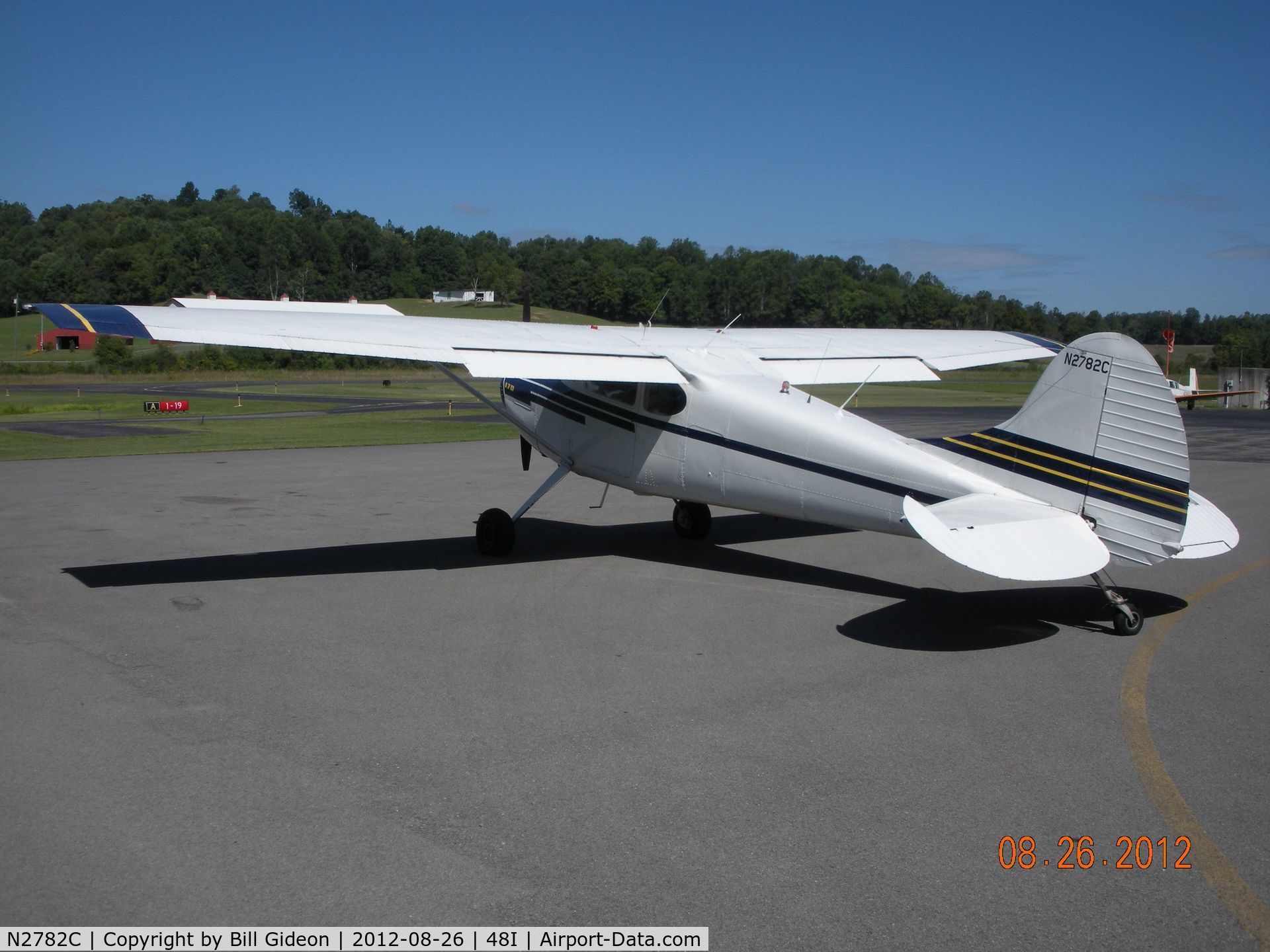 N2782C, 1954 Cessna 170B C/N 26326, Braxton County, WV