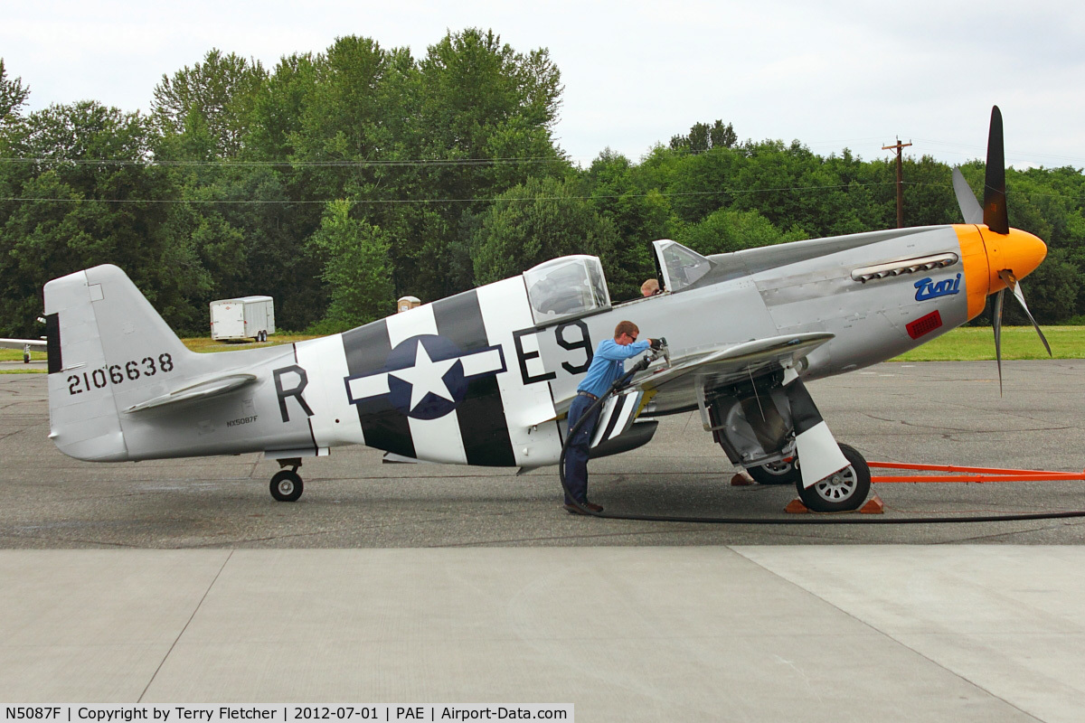 N5087F, 1943 North American P-51B Mustang C/N 104-25440, 1943 American Avia Inc NORTH AMERICAN P-51B, c/n: 42-106638