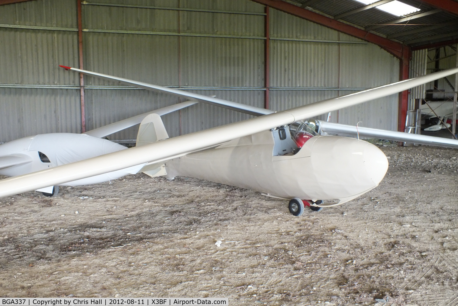 BGA337, Schleicher Rhonbussard C/N 620, at Bidford Airfield