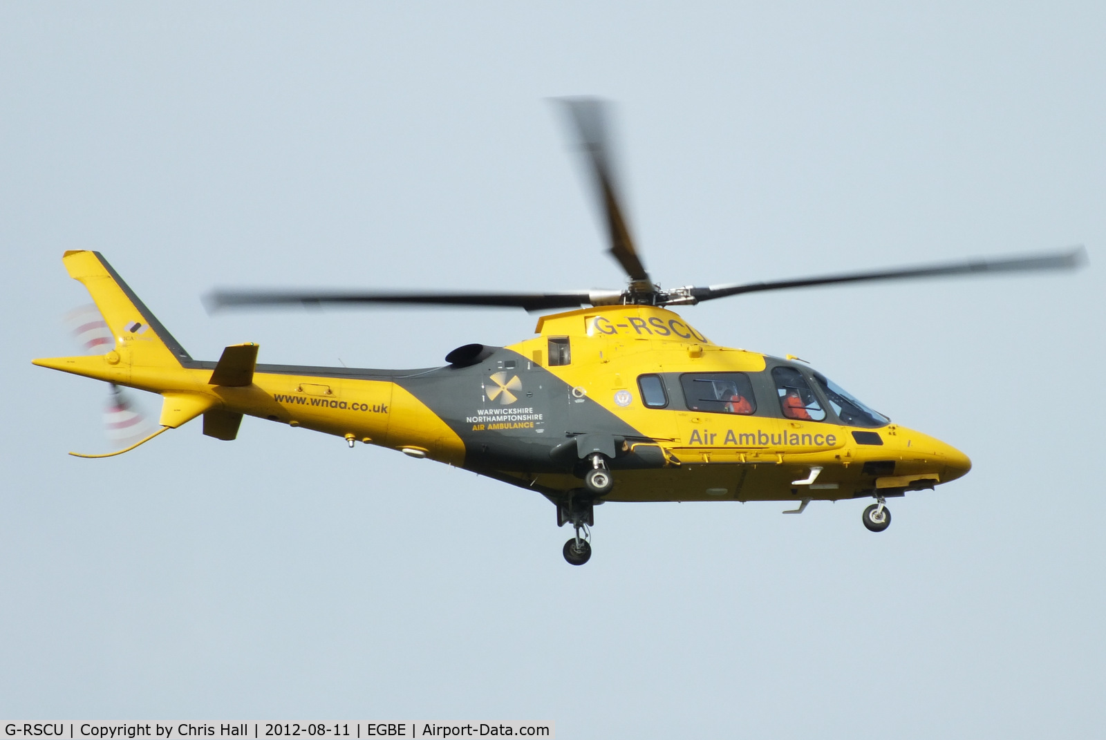 G-RSCU, 2009 Agusta A-109E Power C/N 11777, Warwickshire & Northamptonshire Air Ambulance