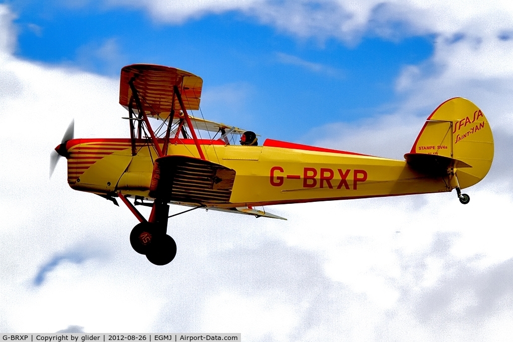 G-BRXP, 1948 Stampe-Vertongen SV-4C C/N 678, Nice to see this old classic