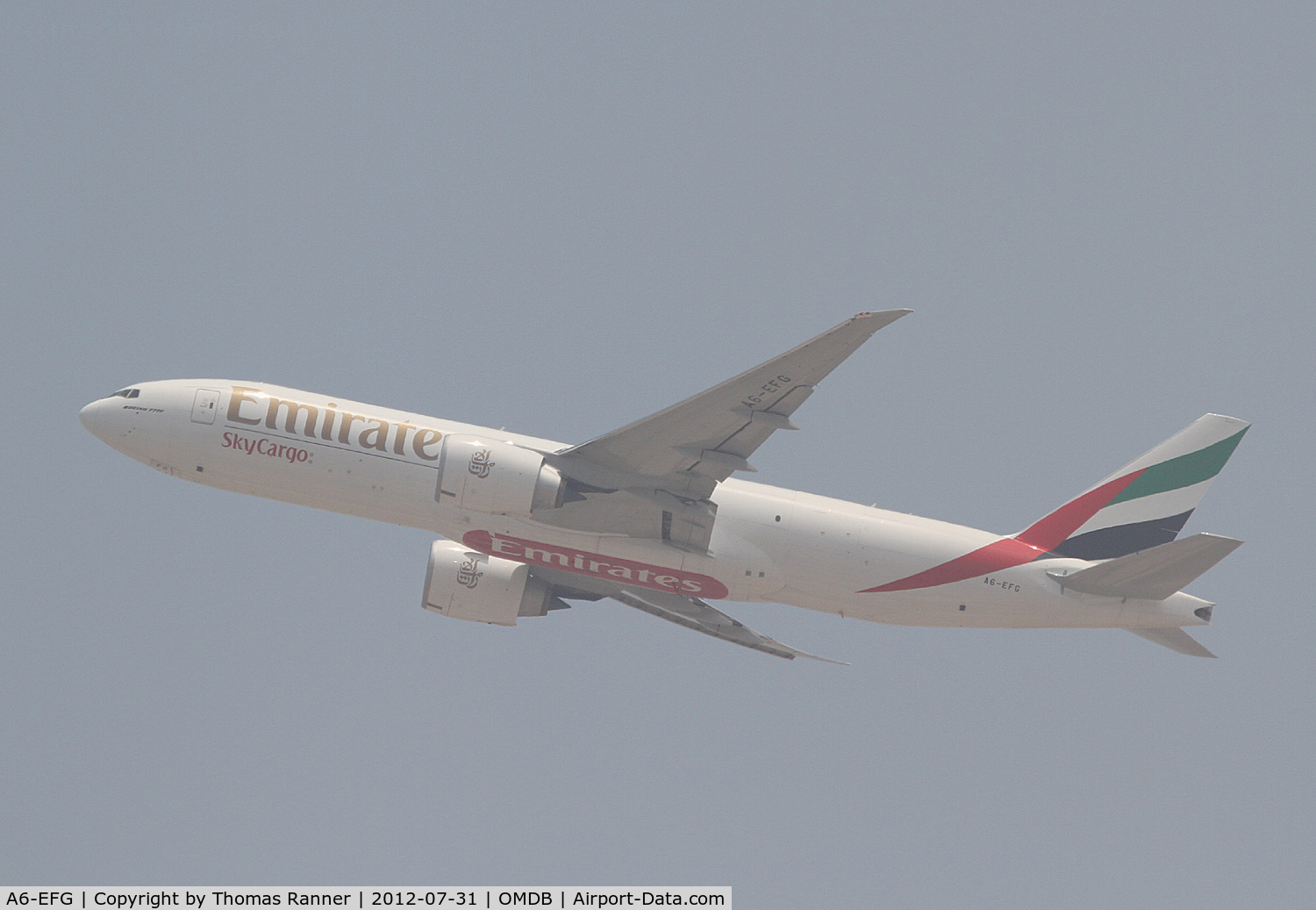 A6-EFG, 2012 Boeing 777-F1H C/N 35613, Emirates Skycargo Boeing 777