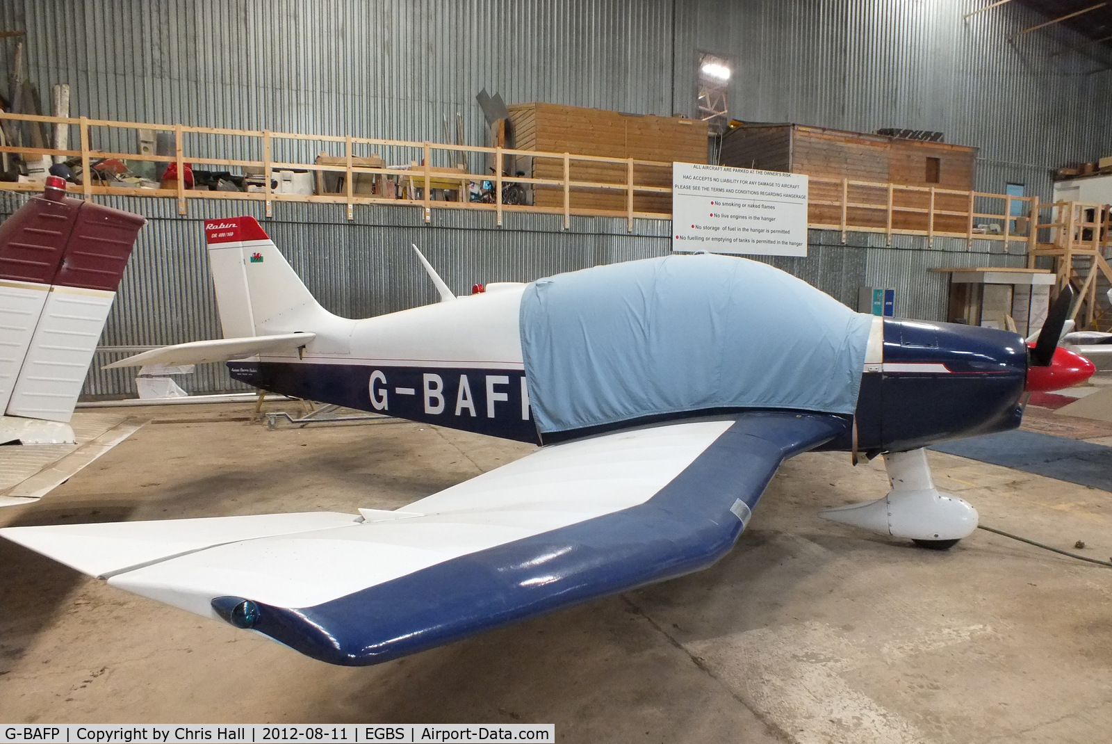 G-BAFP, 1972 Robin DR-400-160 Chevalier C/N 735, at Shobdon Airfield, Herefordshire