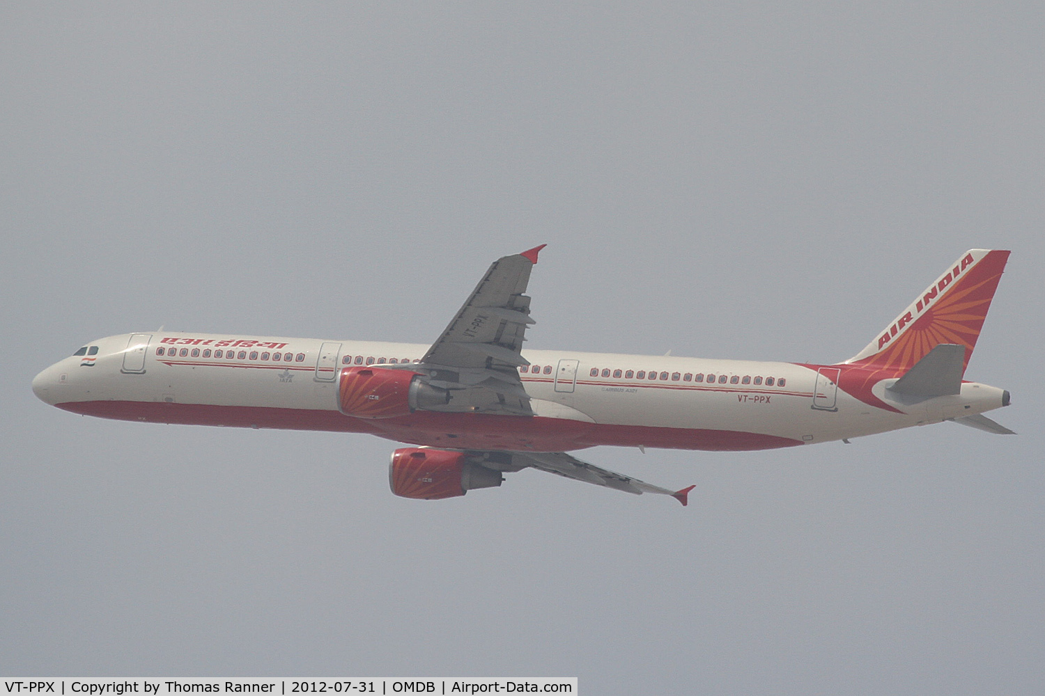 VT-PPX, 2010 Airbus A321-211 C/N 4280, Air India Airbus A321