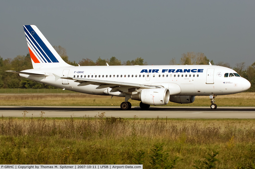F-GRHC, 1999 Airbus A319-111 C/N 998, Air France F-GRHC