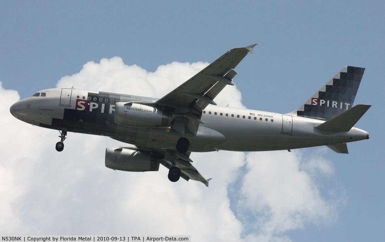 N530NK, 2007 Airbus A319-132 C/N 3017, Spirit A319