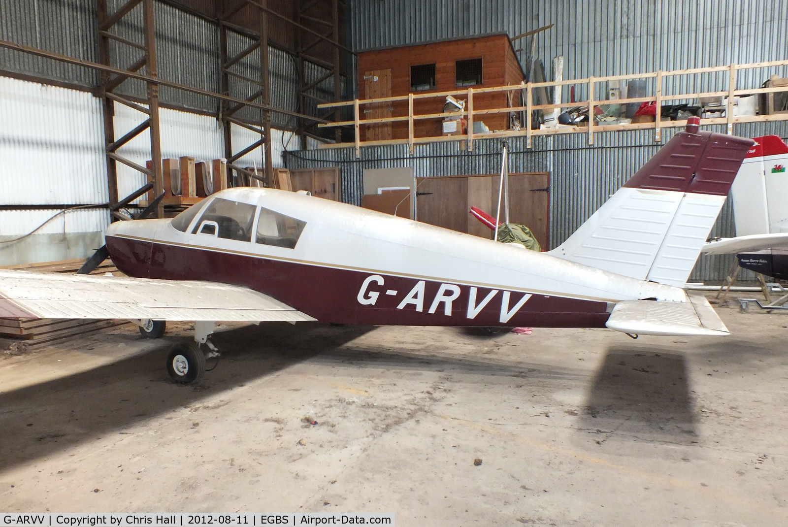 G-ARVV, 1962 Piper PA-28-160 Cherokee Cherokee C/N 28-451, at Shobdon Airfield, Herefordshire