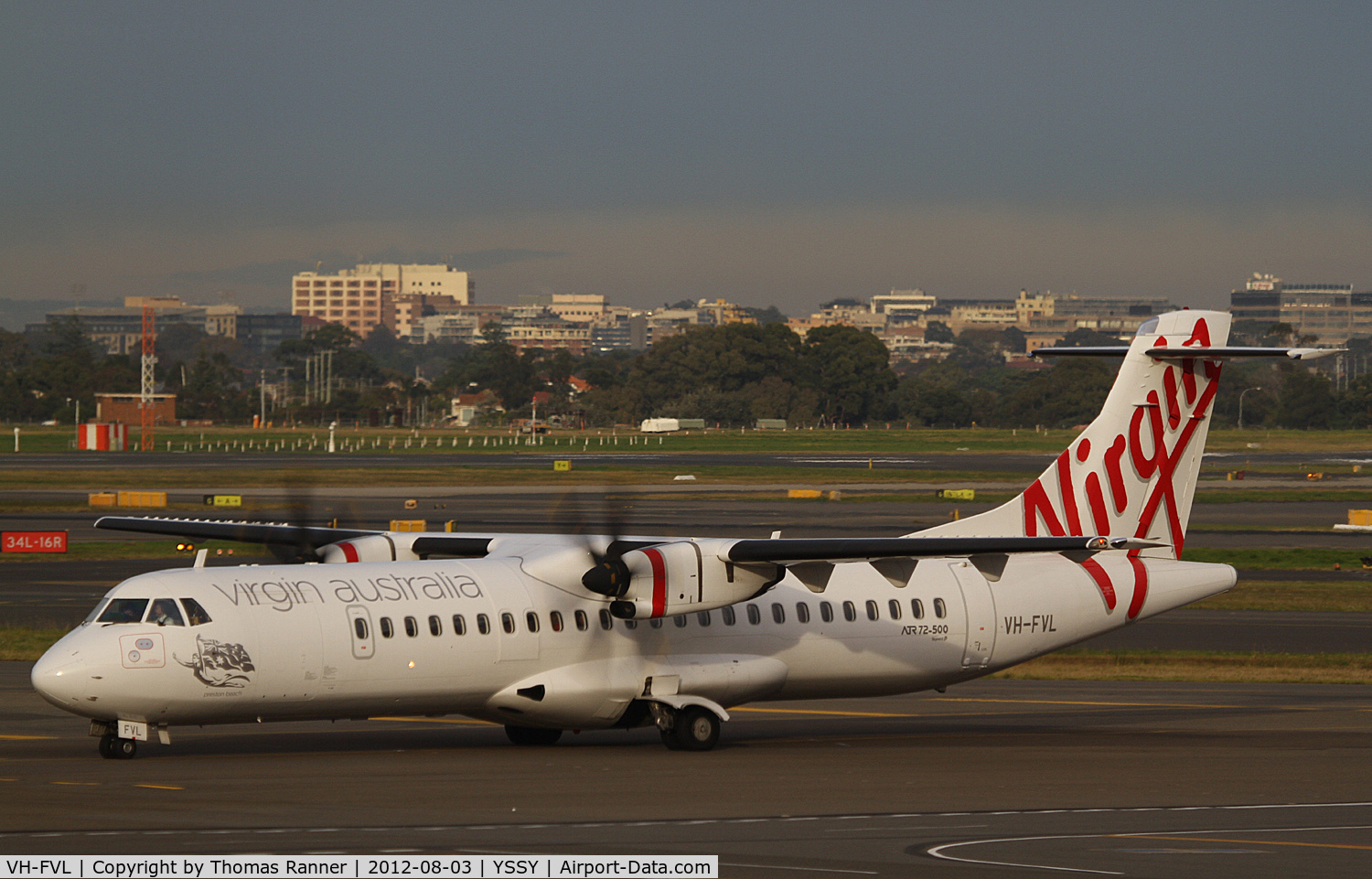VH-FVL, 2011 ATR 72-212A C/N 974, Virgin Australia ATR 72
