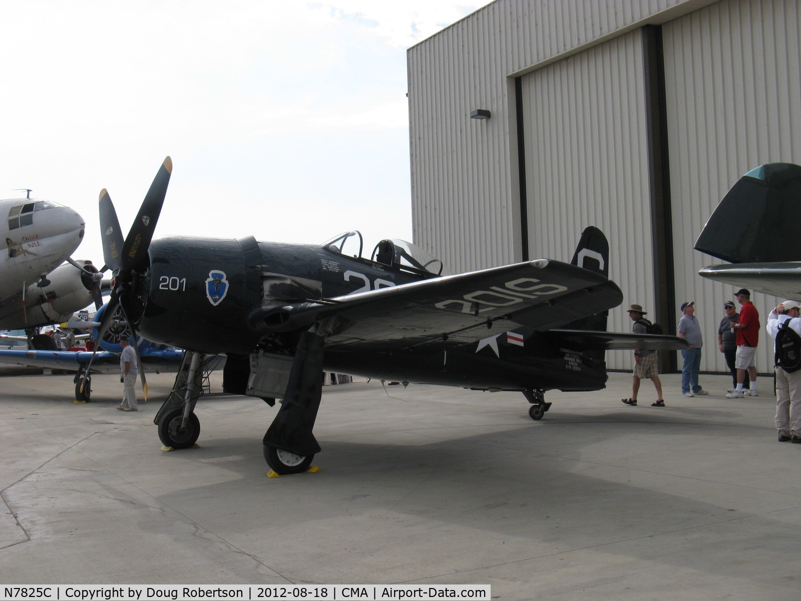 N7825C, 1948 Grumman F8F-2 (G58) Bearcat C/N D.1227, 1949 Grumman F8F-2 BEARCAT, P&W R-2800-34W  Double Wasp 2,100 Hp