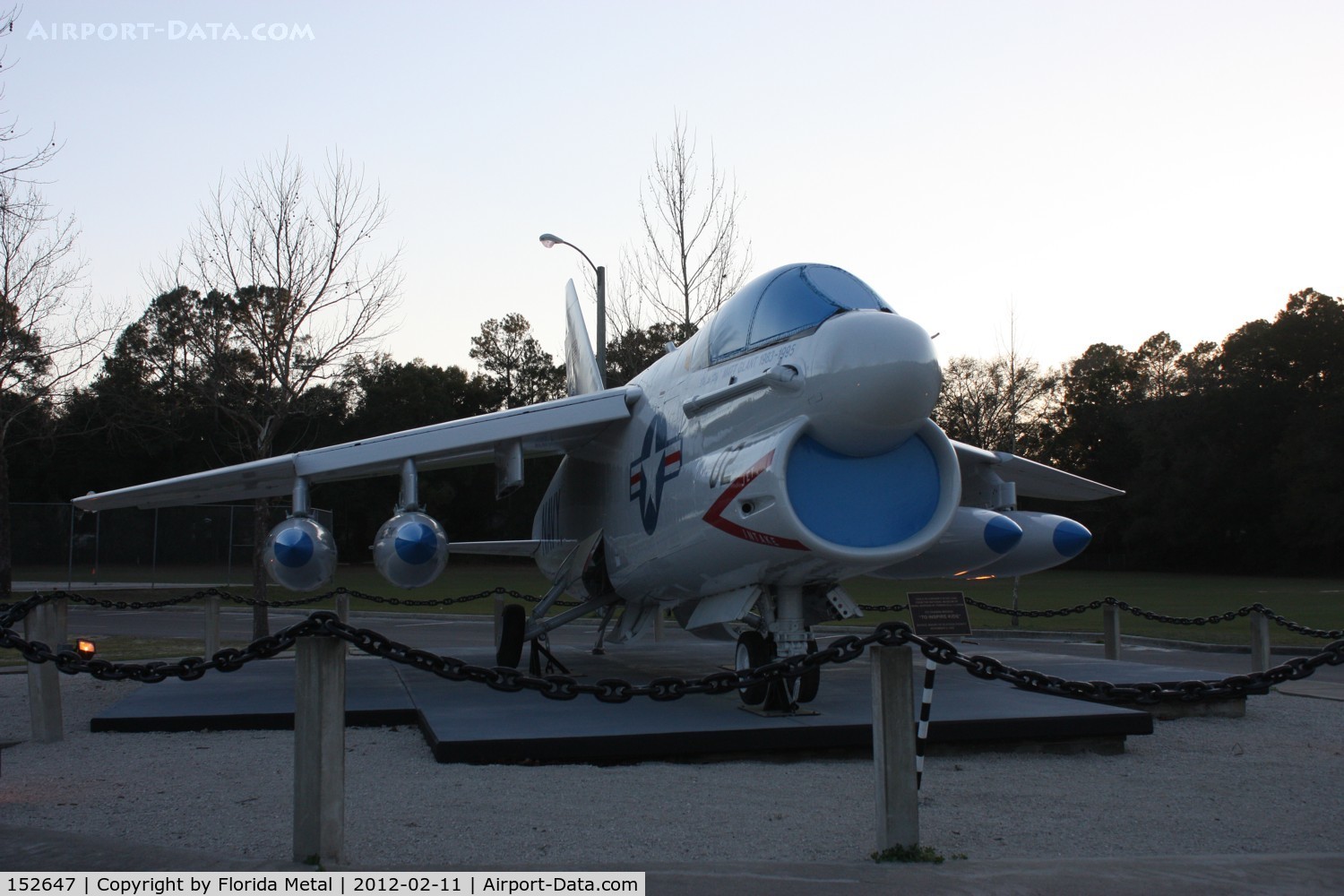 152647, LTV A-7A Corsair II C/N A-004, A-7 Corsair II in parking lot in High Springs FL