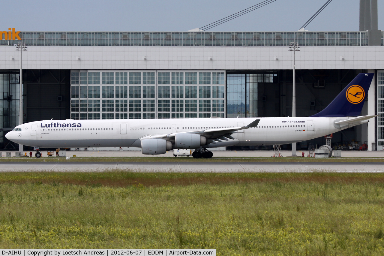 D-AIHU, 2008 Airbus A340-642 C/N 848, Lufhansa - Á340-600 / 75,30 Meters long