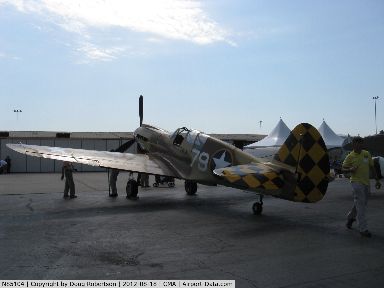 N85104, Curtiss P-40N-5CU Kittyhawk C/N 28954/F858, Curtiss Wright/Maloney P-40N KITTIHAWK IV, Allison V-1710-81 1,360 Hp, Limited class