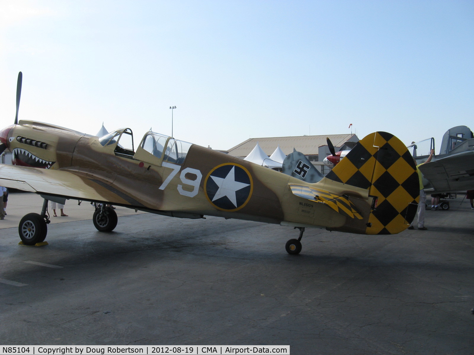 N85104, Curtiss P-40N-5CU Kittyhawk C/N 28954/F858, Curtiss Wright/Maloney P40N KITTIHAWK IV, Allison V-1710-81 1,360 Hp, Limited class